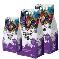 Żwirek dla kotów - Clear Cat Blanco Lawenda żwirek bentonitowy 25l - miniaturka - grafika 1