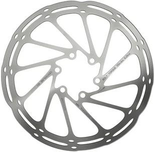 Sram SRAM Center Line Rounded tarcza hamulcowa jednoczęściowy Srebrny 2018 tarcze hamulcowe, srebrny, 180mm 00.5018.037.014 - Tarcze hamulcowe - miniaturka - grafika 1