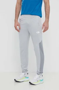 The North Face spodnie dresowe kolor szary gładkie NF0A87JFJ4U1 - Spodnie męskie - miniaturka - grafika 1