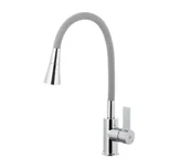 Baterie kuchenne - KFA Armatura Rumba DUO6553-925-63 Mosiężna Chrom - miniaturka - grafika 1