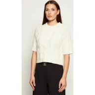 Swetry damskie - Liu Jo Sweter | Regular Fit | z dodatkiem wełny - miniaturka - grafika 1