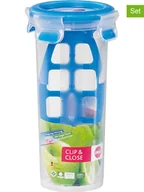 Pudła i pojemniki do przechowywania - Emsa Zestaw dwóch shakerów w kolorze niebieskim - 0,5 l - miniaturka - grafika 1