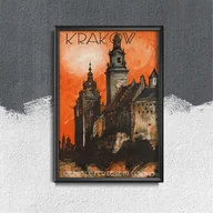 Plakaty - Plakat do pokoju Krakow Chemins de fer de l'etat Polonais - miniaturka - grafika 1