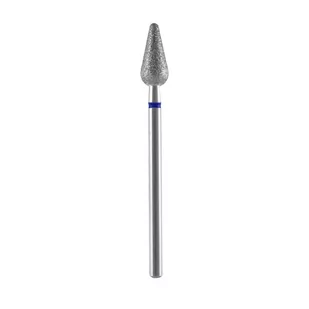 Staleks Frez Diamentowy Grusza Zaokrąglona Niebieska EXPERT Średnica 5mm / Część Robocza 12mm - Frezarki do paznokci - miniaturka - grafika 1
