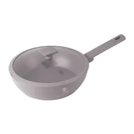 Patelnie - GŁĘBOKA PATELNIA TYTANOWA 24cm BERLINGER HAUS BH-8092 TAUPE - miniaturka - grafika 1