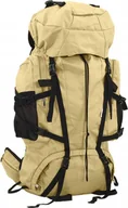 Plecaki - Plecak turystyczny vidaXL Plecak turystyczny, khaki, 60 L, tkanina Oxford - miniaturka - grafika 1