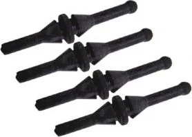 Kołki antywibracyjne, 4 sztuki - czarne 60400000062 - Akcesoria do komputerów stacjonarnych - miniaturka - grafika 1