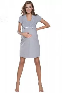 Piżamy ciążowe - Italian Fashion Radość melanżowa koszula  nocna ciążowa - grafika 1