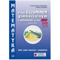 Materiały pomocnicze dla uczniów - Matematyka Przed egzaminem gimnazjalnym z matematyki od roku 2017 GIMN kl.1-3 zbiór zadań otwartych i zamkniętych  - Bożena Zawistowska, Halina Nahors - miniaturka - grafika 1