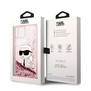 Etui Karl Lagerfeld KLHCP14MLNKHCP do iPhone 14 Plus 6,7" hardcase Glitter Karl Head - Etui i futerały do telefonów - miniaturka - grafika 4