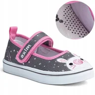 Buty dla dziewczynek - Axim trampki dziecięce szare króliczek rozmiar na przebranie zamienne 21 - miniaturka - grafika 1