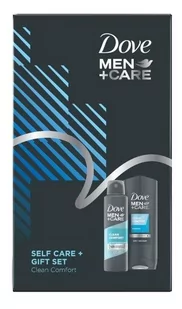 Dove, Men+Care Zestaw Prezentowy Clean Comfort Deo Spray + Żel Pod Prysznic - Zestawy kosmetyków męskich - miniaturka - grafika 1