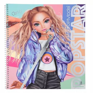 Depesche Zestaw kreatywny Popstar Top Model 11878A - - Zabawki kreatywne - miniaturka - grafika 1
