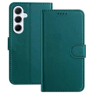 Portfele - Do Samsung Galaxy A26 5G Skórzane etui Portfel Stojak Jednolity kolor Anti Drop Pokrowiec na telefon - zielony Wielobarwny Green - miniaturka - grafika 1