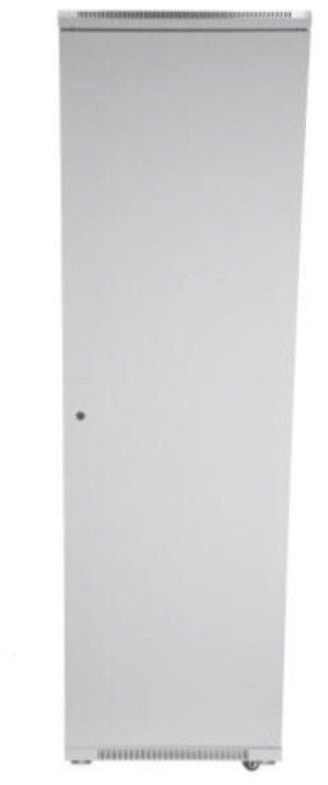 SOMI Networks 37U, 19″ Freestanding Cabinet 37U-60/60NAC Gray Max Load 800kg; Removable and Lockable Side Panels; Glass Doors; Unassembled Depth: 60 cm