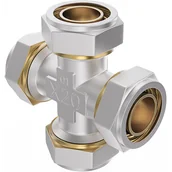 Łączniki, trójniki, kształtki - Mexen PEX-S czwórnik skręcany PEX 16 x 16 x 16 x 16 - W97237-161616-00 - miniaturka - grafika 1