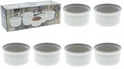 Formy do ciast - Foremki 6X Miseczki Do Muffinek Creme Brulle Porcelana - miniaturka - grafika 1