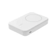 Powerbanki - Belkin BPD007BTWH BoostCharge Pro Magnetic 8000mAh 15W Qi2 MagSafe Biały - miniaturka - grafika 1