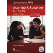 Macmillan Improve your Skills for IELTS 6.0-7.5 Listening&Speaking Książka ucznia z kluczem + Macmillan Practice Online + CD - Preshous Joanna