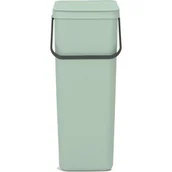 Kosze na śmieci - Brabantia Kosz do segregacji odpadów Sort & Go 40 l zieleń jadeitowa 212826 - miniaturka - grafika 1