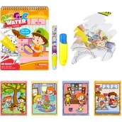 Zabawki kreatywne - MALOWANKA WODNA Z PISAKIEM 250X260 DOM WB - miniaturka - grafika 1