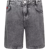Spodnie i spodenki dla chłopców - HUGO KIDS Jeansowe szorty hugo 446 | Regular Fit - miniaturka - grafika 1