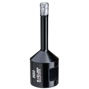 Jufisto Otwornica z nasypem diamentowym 6 mm M14 diament lutowany - Otwornice - miniaturka - grafika 1