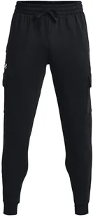 Spodnie męskie UNDER ARMOUR Dresowe Rival Fleece Cargo Joggers L - Spodnie sportowe męskie - miniaturka - grafika 1