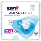 Bielizna lecznicza - Seni Active Super, majtki chłonne, XXL, 140-190 cm, 10 sztuk - miniaturka - grafika 1