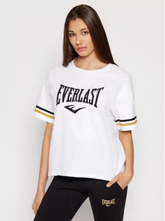 Koszulki i topy damskie - EVERLAST T-Shirt 763030-50 Biały Regular Fit - grafika 1