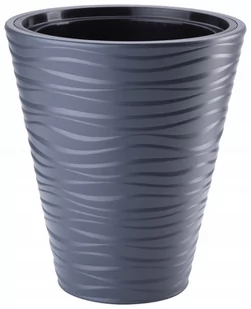 Form-Plastic Donica z wkładem SAHARA 30 antracyt - Donice - miniaturka - grafika 1