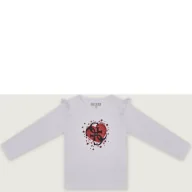 Bluzy dla dziewczynek - Guess Bluzka Regular Fit - miniaturka - grafika 1