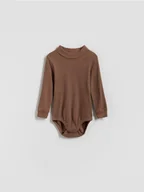 Spodenki dla niemowląt - Reserved - Bawełniane body - brązowy - miniaturka - grafika 1