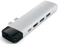 Huby USB - Hub USB SATECHI Pro ST-TCPHES, 3 porty - miniaturka - grafika 1