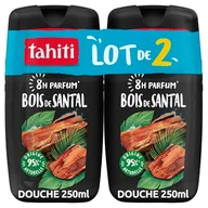 Kosmetyki kąpielowe dla dzieci - TAHITI - Żel pod prysznic perfumowany 8h drzewo sandałowe - 250 ml x2 - miniaturka - grafika 1