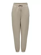 Spodnie damskie - ONLY Damskie spodnie dresowe jednokolorowe, Humus, S - miniaturka - grafika 1