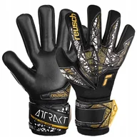 Piłka nożna - Rękawice Reusch Attrakt Silver NC Finger Support Junior 54 72 250 7740 czar - miniaturka - grafika 1