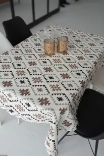 Prostokątny bawełniany obrus plamoodporny - Obrusy i serwetki - miniaturka - grafika 1