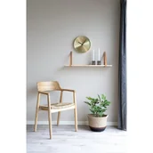 Zegary - Złoty, okrągły zegar w stylu glamour sprawdzi się na pustej ścianie w salonie lub kuchni. Złoty zegar Istanbul będzie nie tylko wyznacznikiem czasu,.. - miniaturka - grafika 1