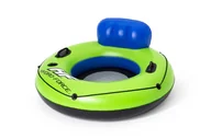 Materace dmuchane i koła do pływania - Bestway 43108 pływak basenowy i plażowy Niebieski, Biały Siedzisko do pływania Winyl, Swim ring - miniaturka - grafika 1