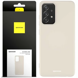 Spacecase Etui Silicone Case Galaxy A52/A52s bone - Etui i futerały do telefonów - miniaturka - grafika 1