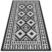 Dywany - Modny winylowy dywan wewnętrzny Retro wzór 120x180 cm - miniaturka - grafika 1