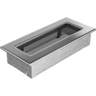 Akcesoria kominkowe - Kratki.pl KRATKA KOMINKOWA PROSTOKĄTNA NIKLOWANA 110X240 MM 24N - miniaturka - grafika 1