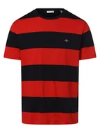 Koszulki męskie - Gant - T-shirt męski, niebieski|czerwony - miniaturka - grafika 1