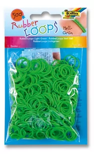 RUBBER LOOPS NO NAME Gumki 500 szt jasnozielone - Zabawki kreatywne - miniaturka - grafika 1