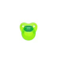 Smoczki uspokajające - WEE BABY SMOCZEK ORTODONTYCZNY ZIELONY CLEAR 0M+ - miniaturka - grafika 1