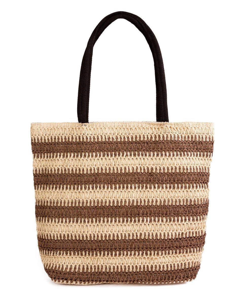 Torebka Koszyk Damska Pleciona Słomkowa Plażowa Na Lato Miejska Pojemna