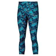 Spodnie sportowe damskie - Legginsy damskie Mizuno  7/8 Printed Tight Algiers Blue XS - miniaturka - grafika 1