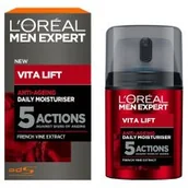 Kosmetyki do pielęgnacji twarzy męskie - Loreal Paris Paris Men Expert Vita Lift 5 krem do twarzy "50 ml" - miniaturka - grafika 1