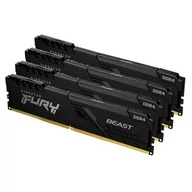 Pamięci RAM - Kingston Fury Beast DDR4 32 GB 2666MHz CL16 KF426C16BBK4/32 KF426C16BBK4/32 - miniaturka - grafika 1